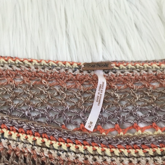 🎉SOLD🎉Free People Phoenix Silk Crochet Sweater - Picture 5 of 8